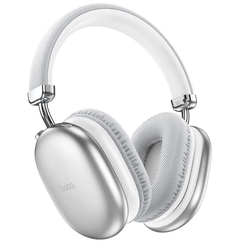 SPOTT-GR Hoco W35 Max - Bluetooth Over-Ear Ασύρματα Ακουστικά Κεφαλής - Ασημί