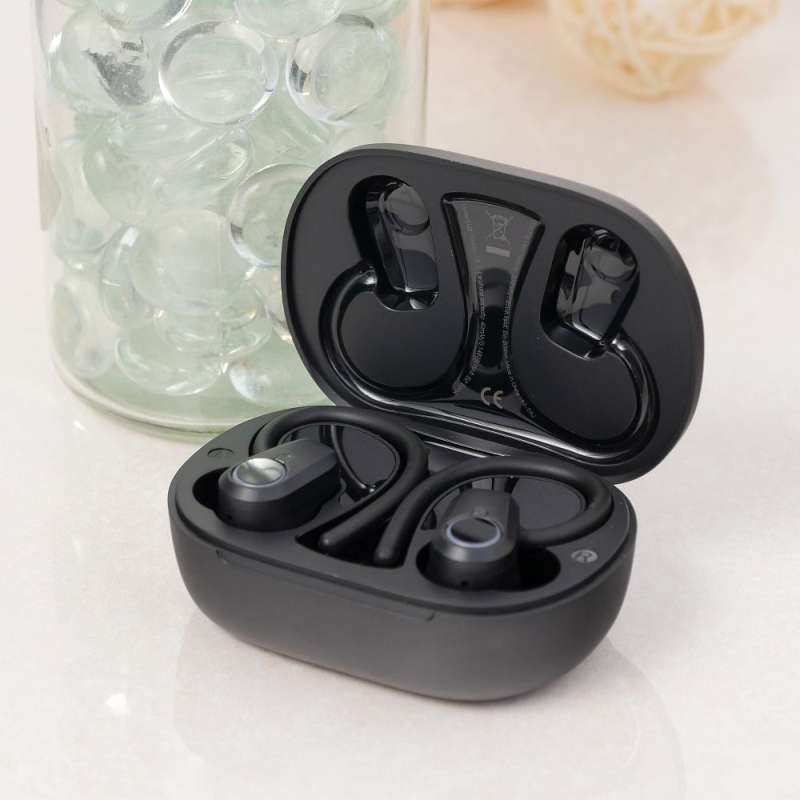 SPOTT-GR Hoco EQ8 - Ασύρματα In-Ear Ακουστικά Bluetooth σε Μαύρο Χρώμα