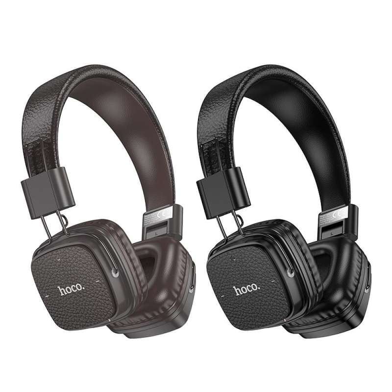 SPOTT-GR Hoco W56 - Ασύρματα Over-Ear Ακουστικά Κεφαλής Bluetooth - Μαύρα