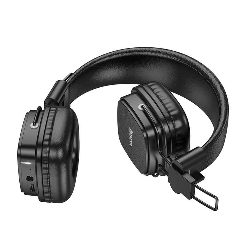 SPOTT-GR Hoco W56 - Ασύρματα Over-Ear Ακουστικά Κεφαλής Bluetooth - Μαύρα