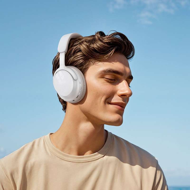 SPOTT-GR Hoco W53 - Ενσύρματα Over-Ear Ακουστικά Bluetooth - Άσπρα