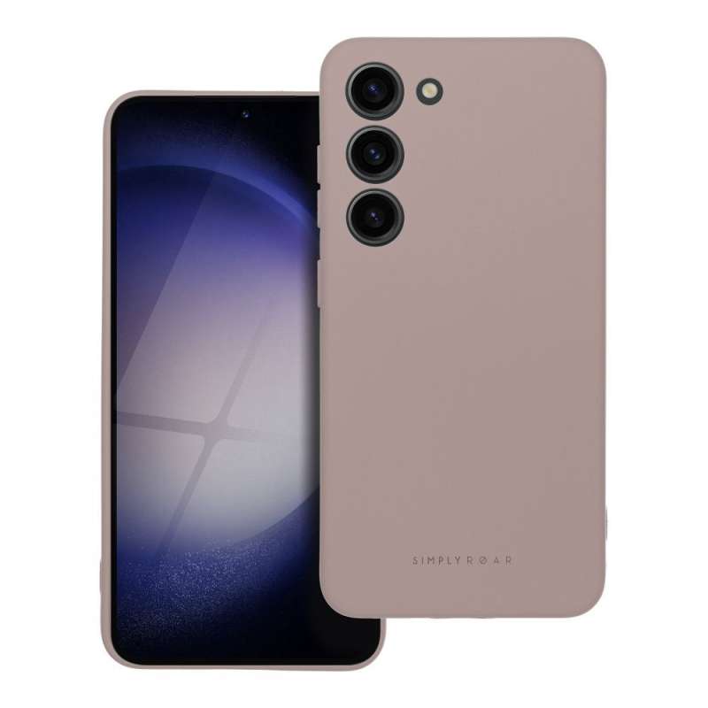 SPOTT-GR ROAR Space Back Cover - Θήκη Σιλικόνης για Samsung Galaxy S23 - Ροζ