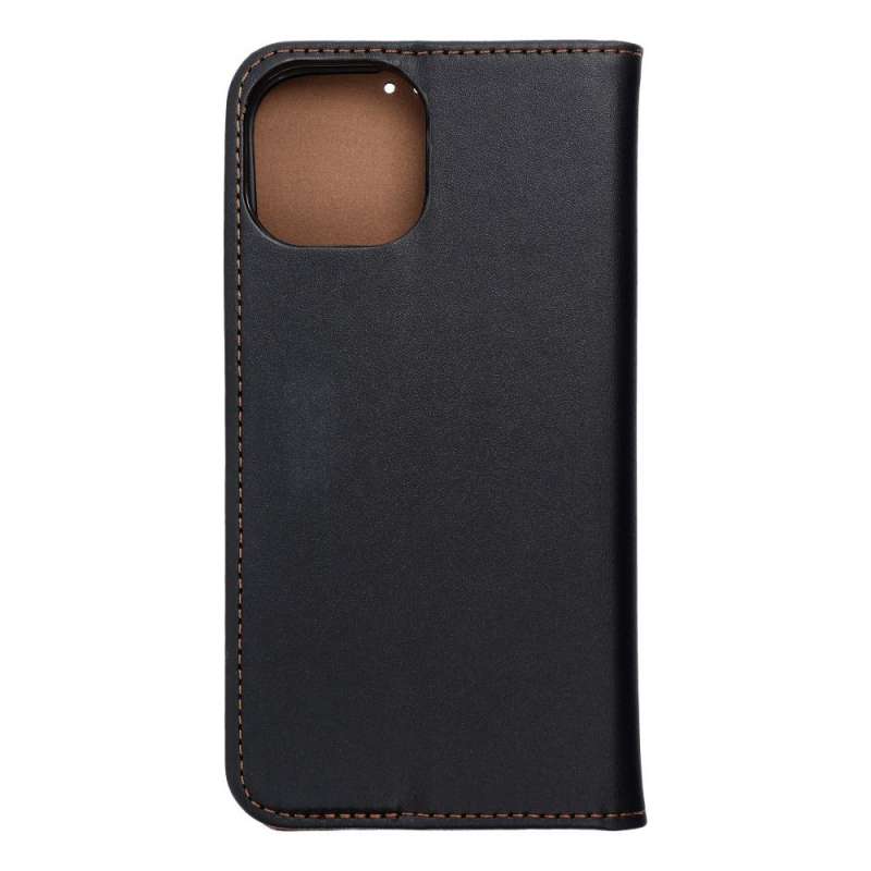 SPOTT-GR Smart Pro - Δερμάτινη Θήκη για Apple iPhone 15 - Μαύρη
