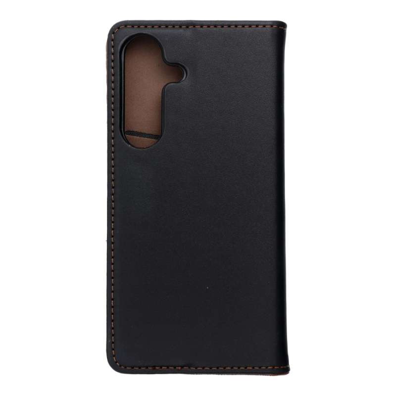 SPOTT-GR Smart Pro - Δερμάτινη Θήκη για Samsung Galaxy S25 - Μαύρη