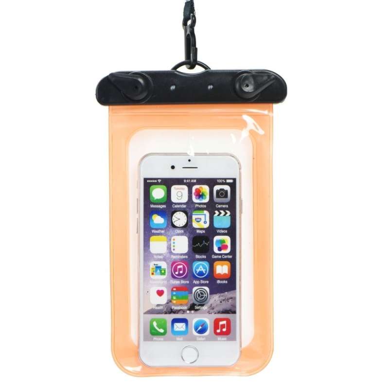 SPOTT-GR Waterproof Bag - Αδιάβροχο Τσαντάκι για Smartphones με Ειδικό Κλείσιμο σε Χρώμα Πορτοκαλί