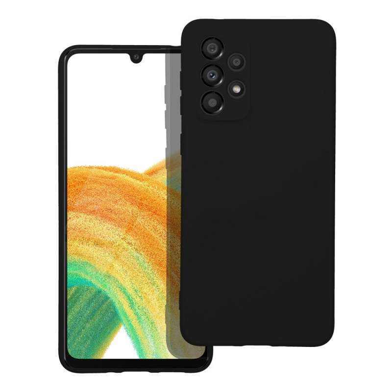 SPOTT-GR Silicone Matte - Θήκη Σιλικόνης Ματ για Samsung Galaxy A33 5G - Μαύρη