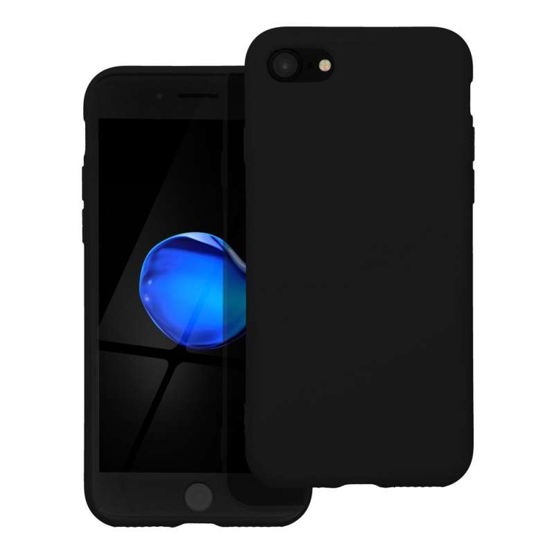 SPOTT-GR Silicone Matte - Θήκη Σιλικόνης Ματ για Apple iPhone 7 - Μαύρη
