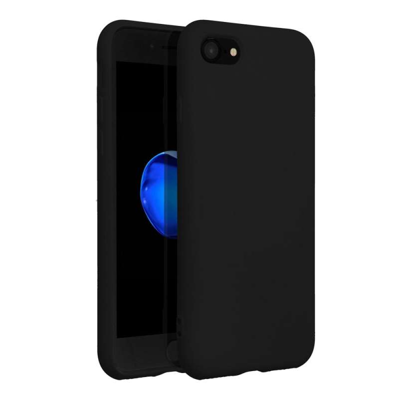 SPOTT-GR Silicone Matte - Θήκη Σιλικόνης Ματ για Apple iPhone 7 - Μαύρη