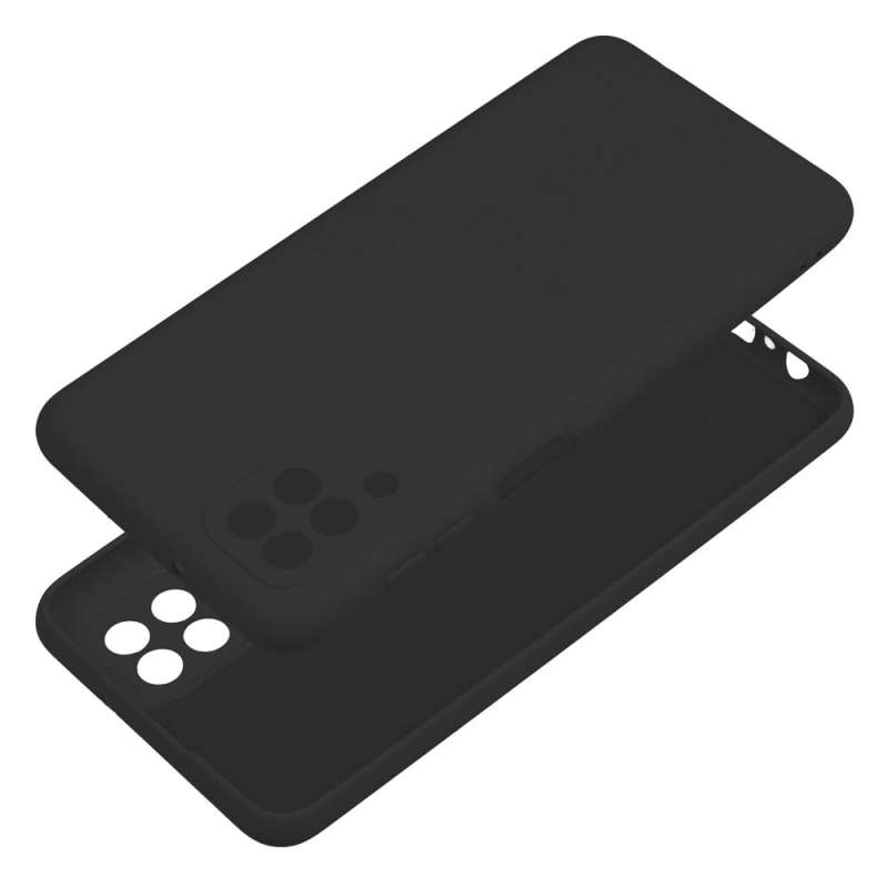 SPOTT-GR Silicone Matte - Θήκη Σιλικόνης Ματ για Samsung Galaxy A12 - Μαύρη