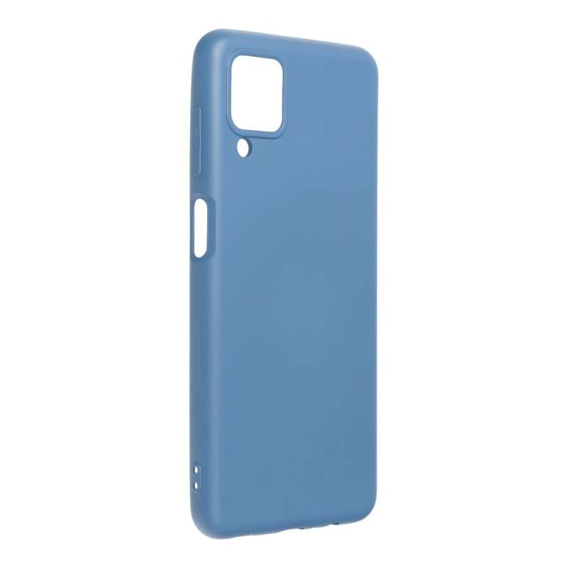 SPOTT-GR Silicone Matte - Θήκη Σιλικόνης Ματ για Samsung Galaxy A12 - Μπλε