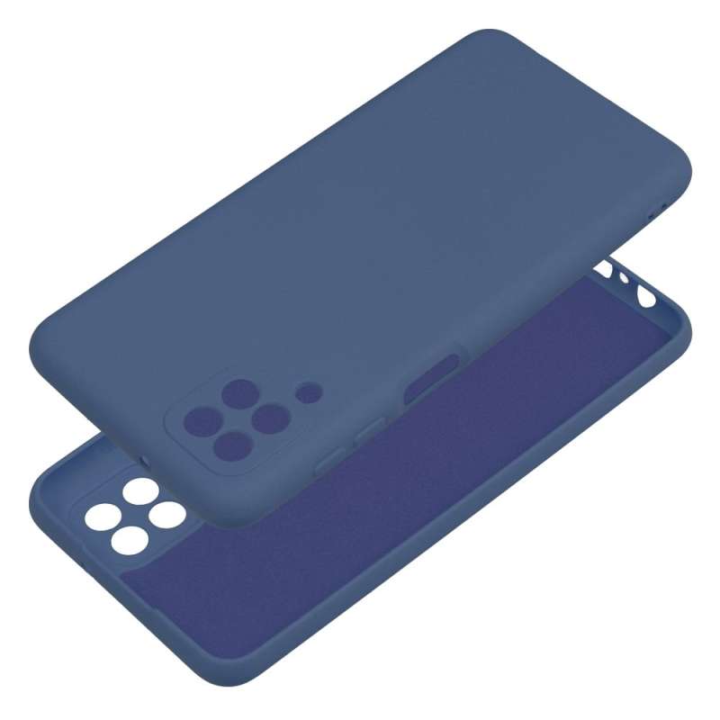 SPOTT-GR Silicone Matte - Θήκη Σιλικόνης Ματ για Samsung Galaxy A12 - Μπλε