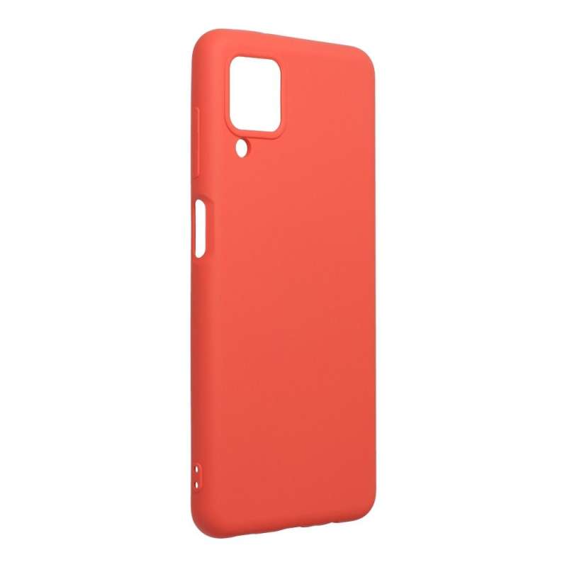 SPOTT-GR Silicone Matte - Θήκη Σιλικόνης Ματ για Samsung Galaxy A12 - Πορτοκαλί