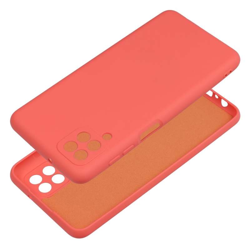 SPOTT-GR Silicone Matte - Θήκη Σιλικόνης Ματ για Samsung Galaxy A12 - Πορτοκαλί