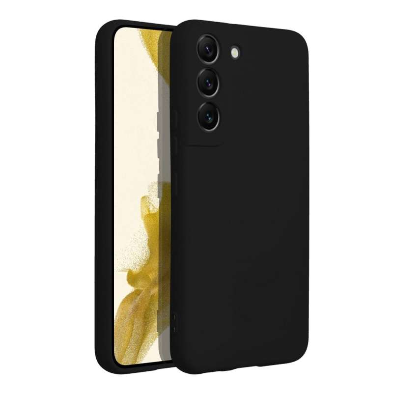 SPOTT-GR Silicone Matte - Θήκη Σιλικόνης Ματ για Samsung Galaxy S22 - Μαύρη