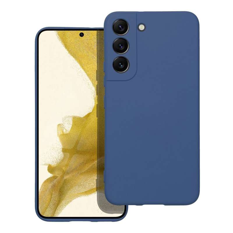 SPOTT-GR Silicone Matte - Θήκη Σιλικόνης Ματ για Samsung Galaxy S22 - Μπλε
