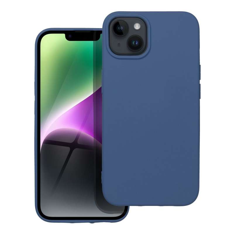 SPOTT-GR Silicone Matte - Θήκη Σιλικόνης Ματ για Apple iPhone 14 - Μπλε