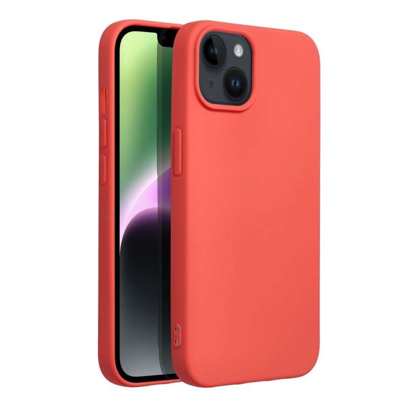 SPOTT-GR Silicone Matte - Θήκη Σιλικόνης Ματ για Apple iPhone 14 - Πορτοκαλί
