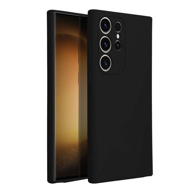 SPOTT-GR Silicone Matte - Θήκη Σιλικόνης Ματ για Samsung Galaxy S23 Ultra - Μαύρη