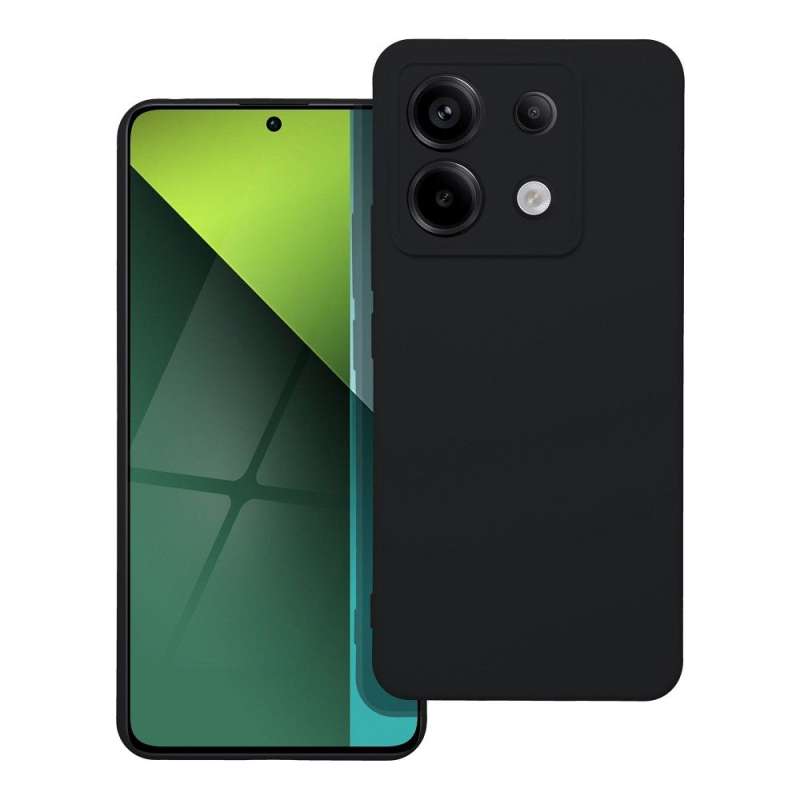 SPOTT-GR Silicone Matte - Θήκη Σιλικόνης Ματ για Xiaomi Redmi Note 13 Pro 5G / Poco X6 - Μαύρη
