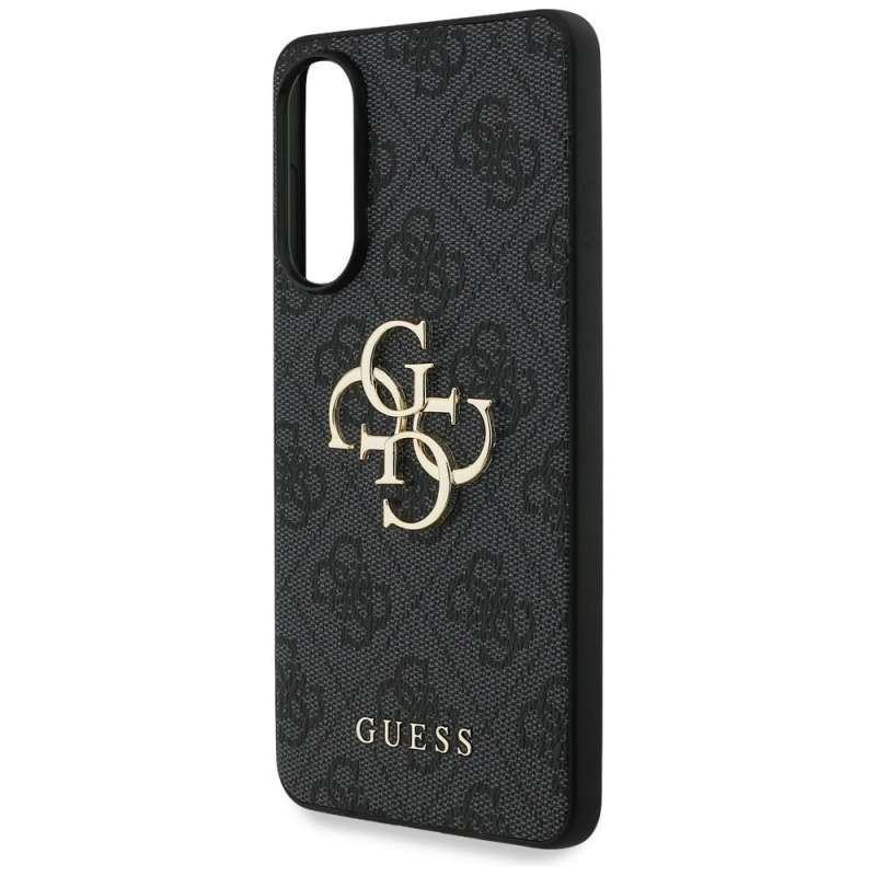 SPOTT-GR GUESS - Δερμάτινη Θήκη για Samsung Galaxy S25 Edge (Big 4G Logo Classic) - Μαύρη