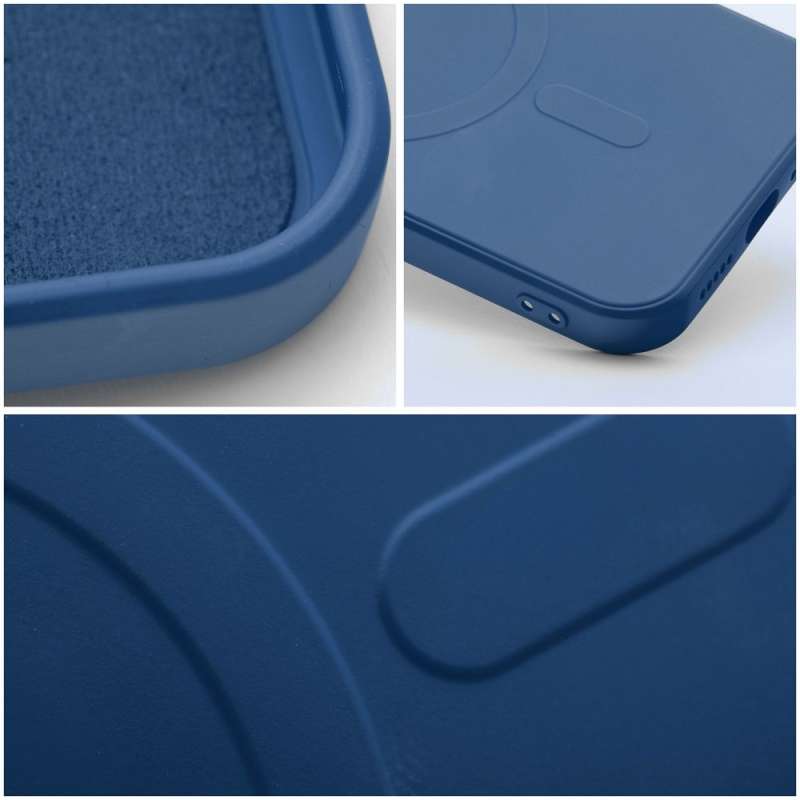 SPOTT-GR Silicone 2mm Mag Case - Λεπτή Θήκη Σιλικόνης 2mm με Υποστήριξη MagSafe για Apple iPhone 17 Pro - Μπλε