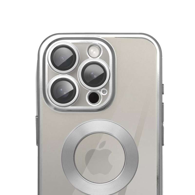 SPOTT-GR Glam Case - Θήκη Σιλικόνης για Apple iPhone 17 Pro Max - Ασημί