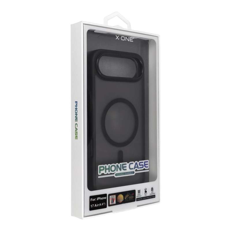 SPOTT-GR X-ONE Dropguard Air - Θήκη με Υποστήριξη MagSafe για Apple iPhone 17 Air - Μαύρη