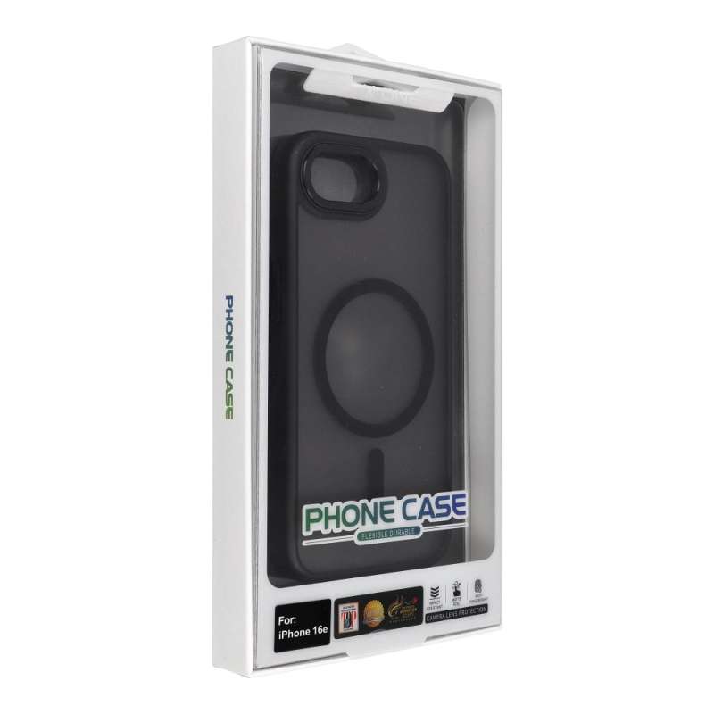 SPOTT-GR X-ONE Dropguard Air - Θήκη με Υποστήριξη MagSafe για Apple iPhone 16e σε Μαύρο Χρώμα