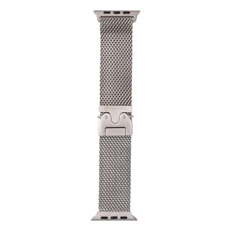 SPOTT-GR Forcell F-Design FA11 - Λουράκι από Ανοξείδωτο Ατσάλι για Apple Watch 38 / 40 / 41 mm - Ασημί