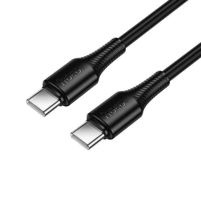 SPOTT-GR Hoco X120 - Καλώδιο Type-C σε Type-C 3A 60W 1m - Μαύρο
