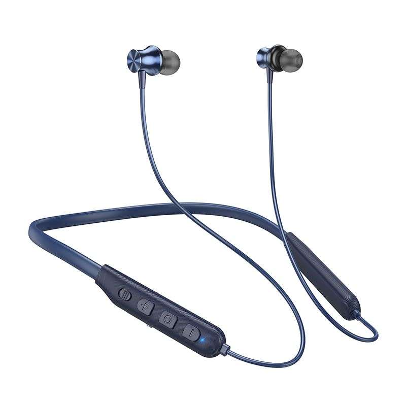 SPOTT-GR Hoco ES64 - Ασύρματα In-Ear Sport Ακουστικά Bluetooth σε Μπλε Xρώμα