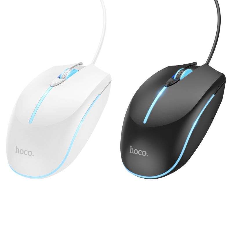 SPOTT-GR Hoco GM37 - Ενσύρματο Gaming Ποντίκι USB-A 2400 dpi - Άσπρο
