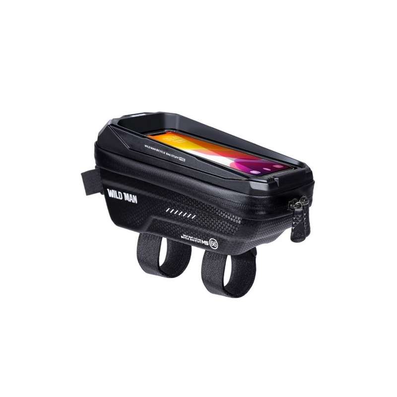 SPOTT-GR Wildman MS66 - Αδιάβροχο Τσαντάκι Σκελετού Ποδηλάτου Χωρητικότητας 1.2L με Θήκη Κινητού 4