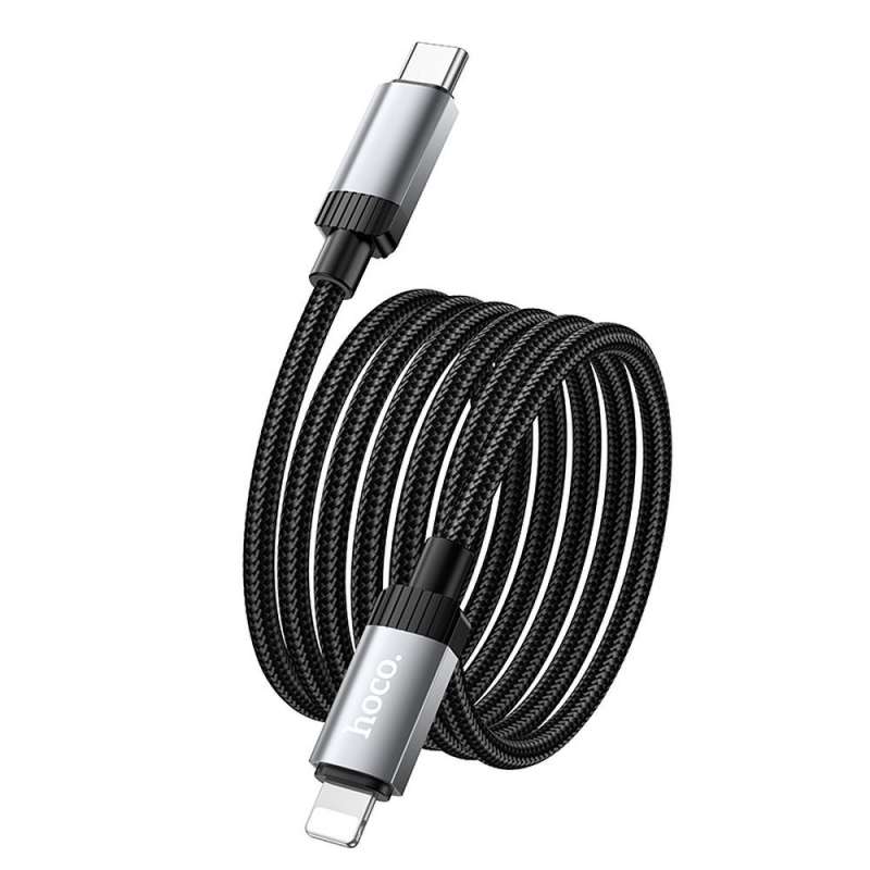 SPOTT-GR Hoco X117 - Καλώδιο Type-C σε Lightning PD 27W 1m - Μαύρο