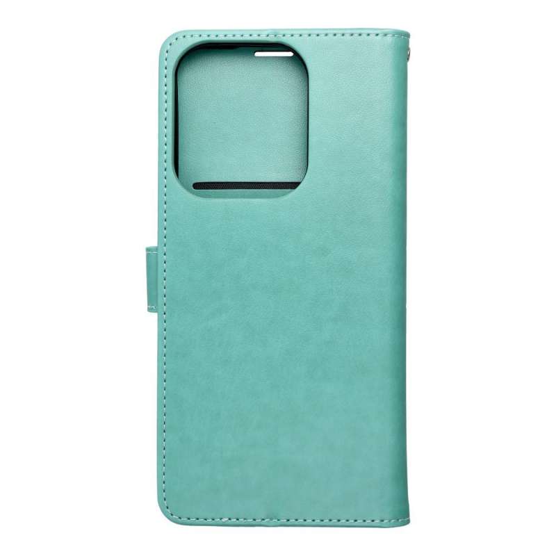 SPOTT-GR Mezzo Book Case - Θήκη Πορτοφόλι για Xiaomi Redmi 15C (Σχέδιο Flower) - Πράσινη