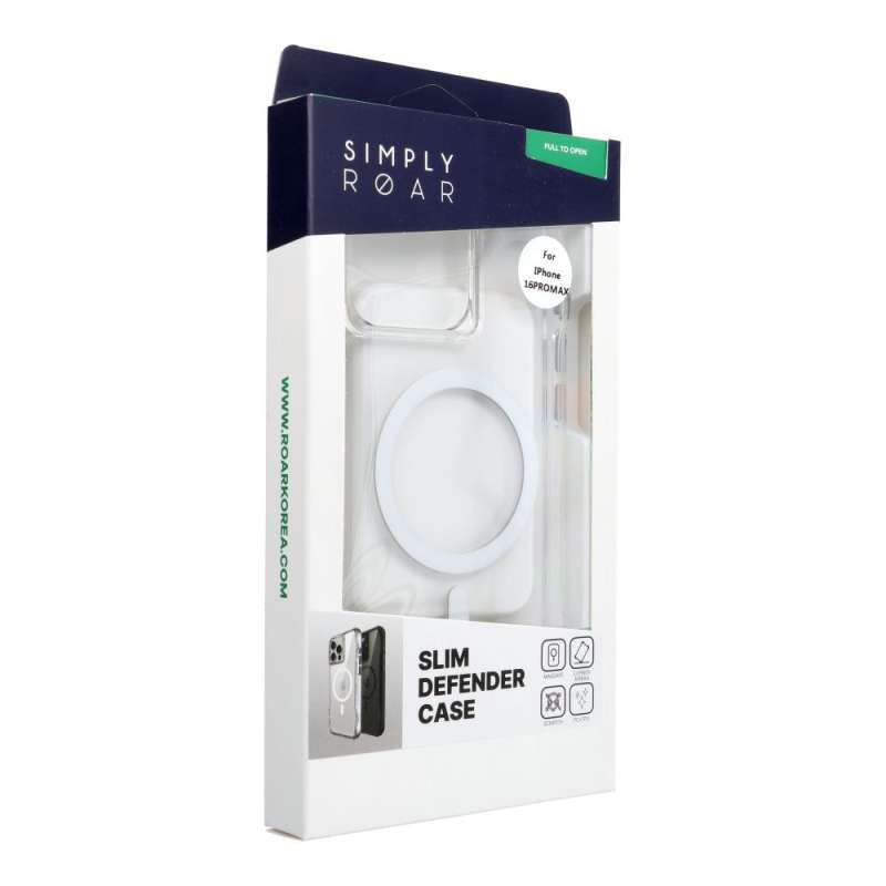 SPOTT-GR Roar Slim Defender - Διάφανη Θήκη Σιλικόνης για Apple iPhone 16 Pro Max