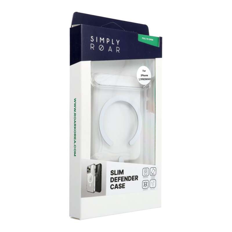 SPOTT-GR Roar Slim Defender - Διάφανη Θήκη Σιλικόνης με Υποστήριξη MagSafe για Apple iPhone 17 Pro Max