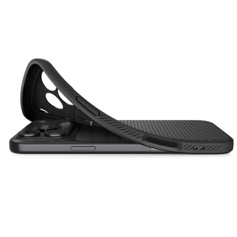SPOTT-GR Spigen Liquid Air - Ανθεκτική Θήκη για για Apple iPhone 17 Pro Max - Μαύρη