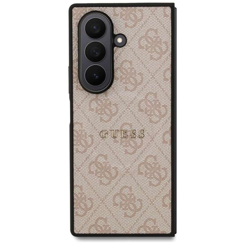 SPOTT-GR GUESS - Θήκη με Υποστήριξη MagSafe για Samsung Galaxy Z Fold 7 (Magnetic 4G PU W/ Classic) - Ροζ