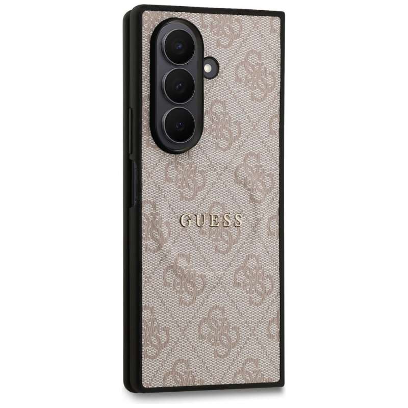 SPOTT-GR GUESS - Θήκη με Υποστήριξη MagSafe για Samsung Galaxy Z Fold 7 (Magnetic 4G PU W/ Classic) - Ροζ