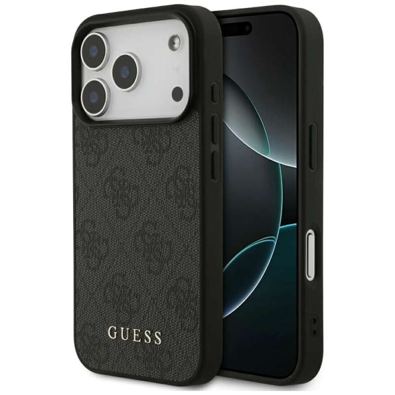 SPOTT-GR GUESS - Θήκη για Apple iPhone 17 Pro (PU 4G Classic) - Μαύρη