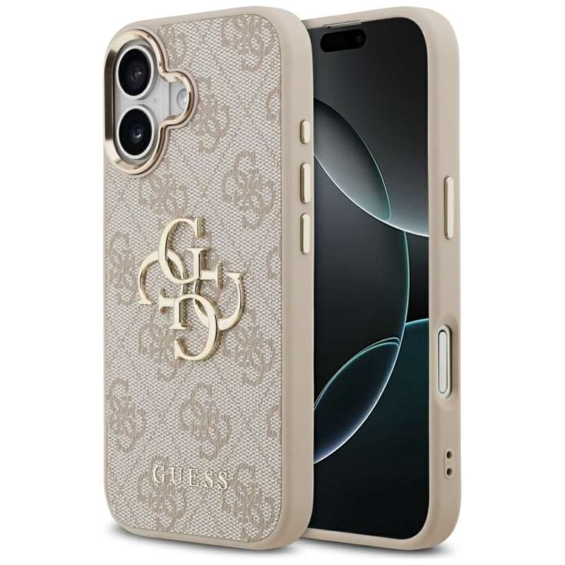 SPOTT-GR GUESS - Θήκη για Apple iPhone 17 (PU W/ Big 4G Classic Logo) - Ροζ