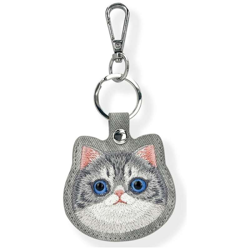 SPOTT-GR Nimmy Tracker Big Eyed Pet 2.0 (Cat) - Θήκη για Airtag σε Γκρι Xρώμα
