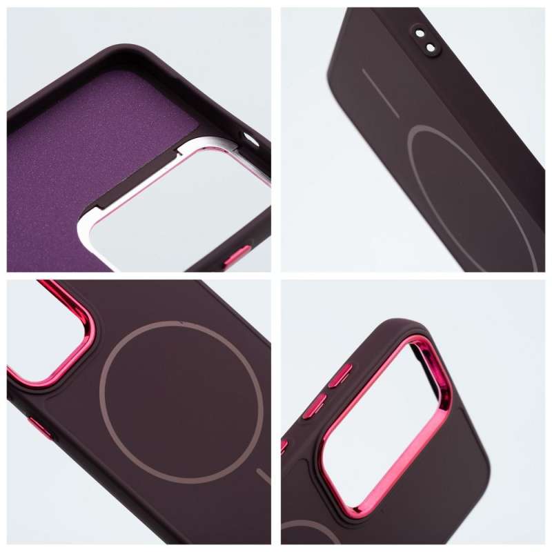 SPOTT-GR Frame Mag Case - Θήκη με Υποστήριξη MagSafe για Samsung Galaxy S26 Edge σε Μωβ Χρώμα