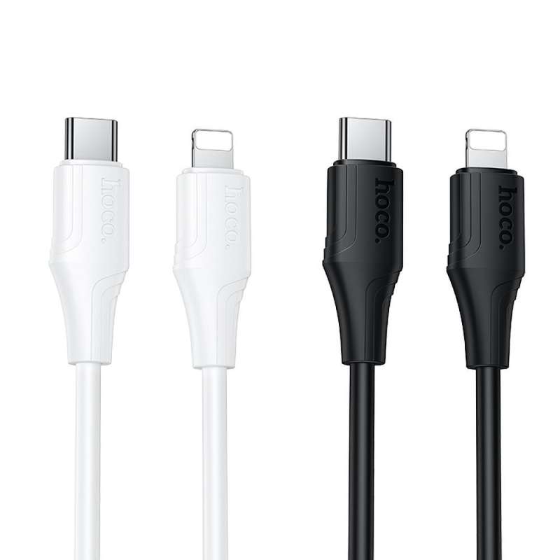 SPOTT-GR Hoco X124 - Καλώδιο USB-A σε Lightning 27W 1m σε Μαύρο Χρώμα