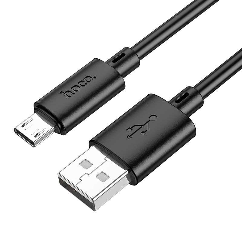 SPOTT-GR Hoco X88 - Καλώδιο USB-A σε Micro USB 2.4A 2m - Μαύρο