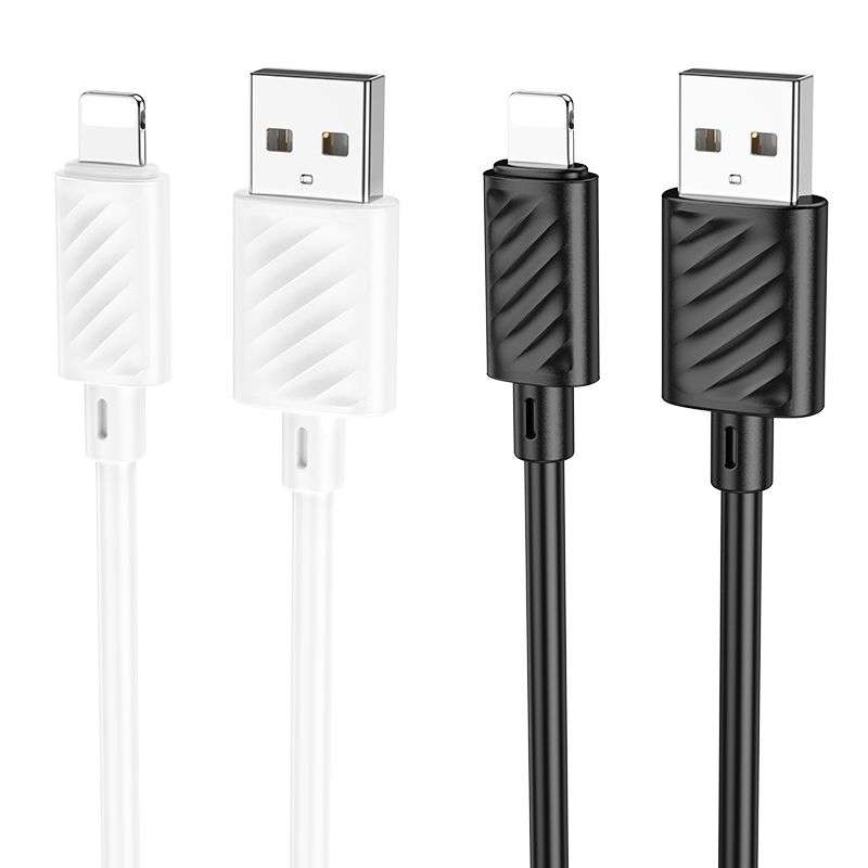 SPOTT-GR Hoco X88 - Καλώδιο USB-A σε Lightning 2.4A 2m σε Άσπρο Xρώμα