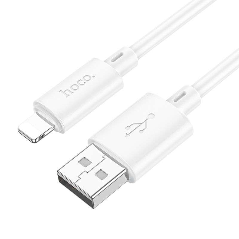 SPOTT-GR Hoco X88 - Καλώδιο USB-A σε Lightning 2.4A 2m σε Άσπρο Xρώμα
