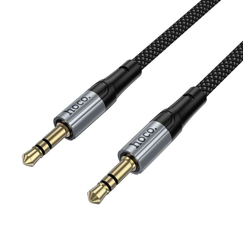 SPOTT-GR Hoco UPA33 - Καλώδιο AUX Jack 3.5mm σε Jack 3.5mm 1.5m - Μαύρο