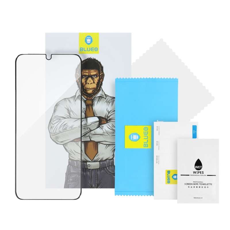 SPOTT-GR Blueo 5D Mr. Monkey Glass - Full Face Τζαμάκι Οθόνης για Samsung Galaxy A57 5G με Μαύρο Περίγραμμα (Strong Lite)